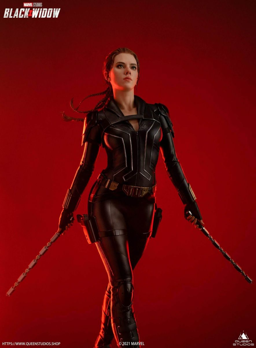 BLACK WIDOW ウレタン Marvel Comics: Black Widow 1/4 Statue - POW! The Hero In You