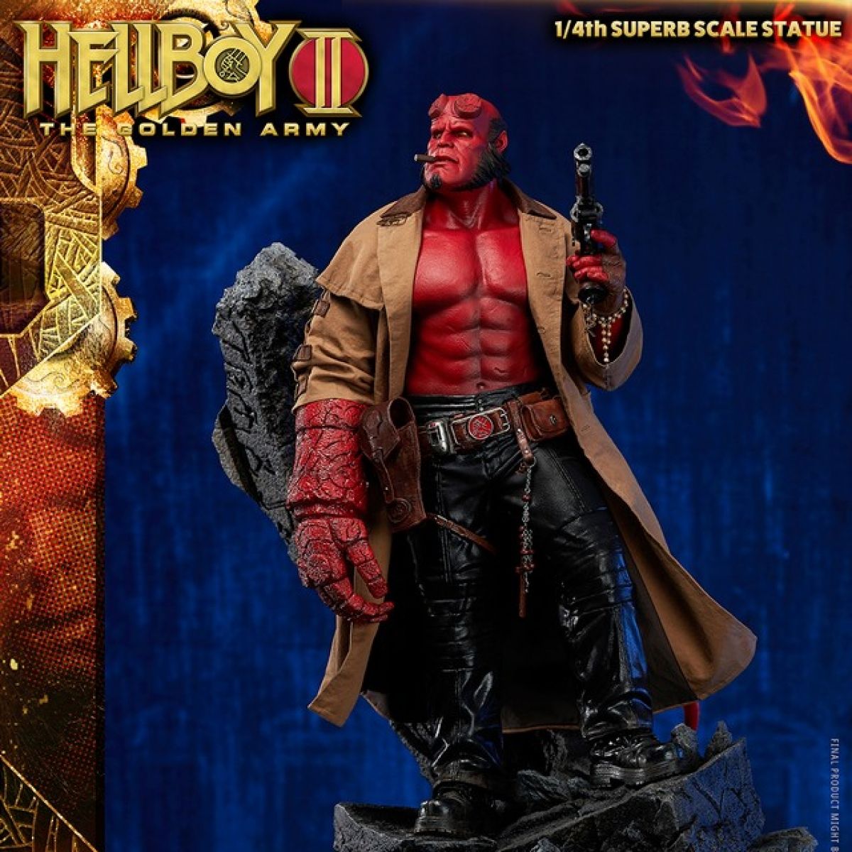 Hellboy 2: The Golden Army - Hellboy 1:4 Scale Statue | Pow