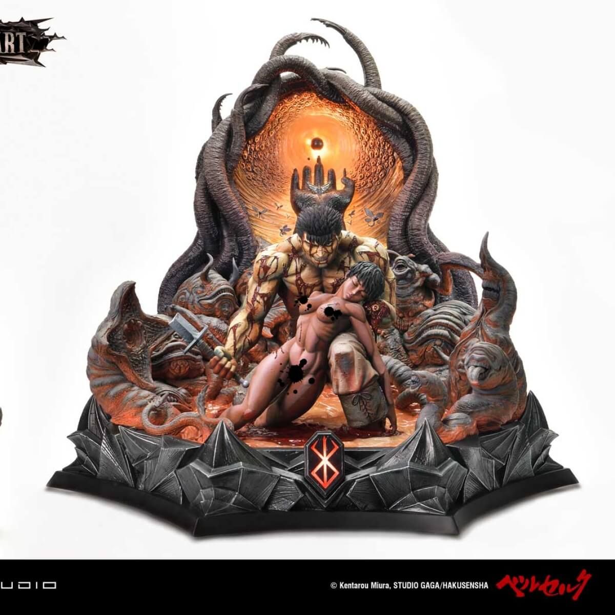 Legacy Art ''Kentaro Miura'' Berserk Guts & Casca Bonus Version