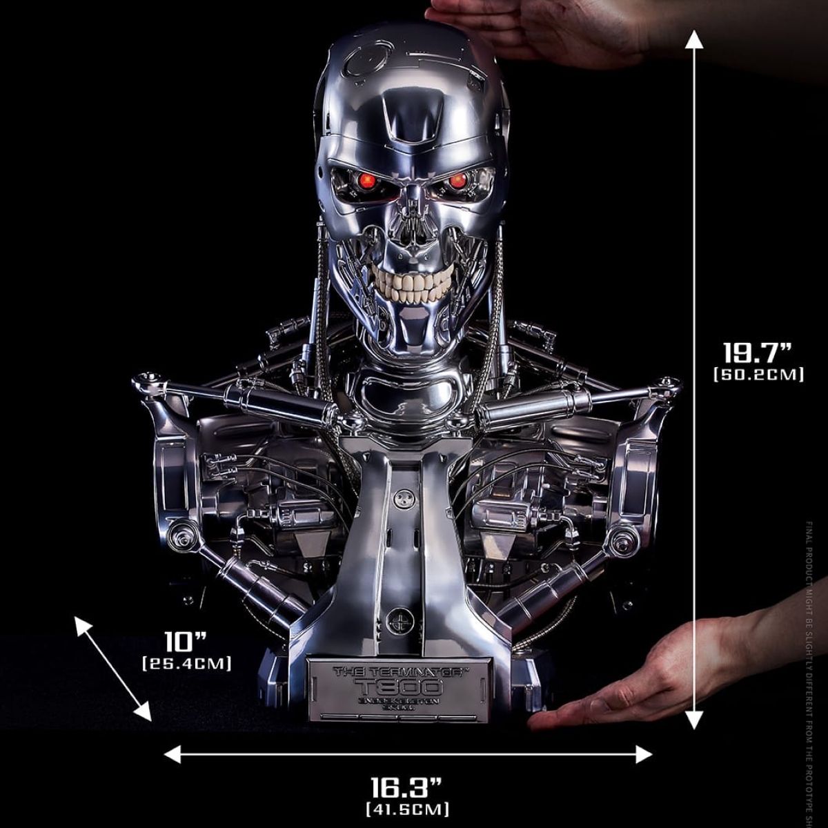 The Terminator: T-800 Endoskeleton Skull 1/1 Life-Size Replica