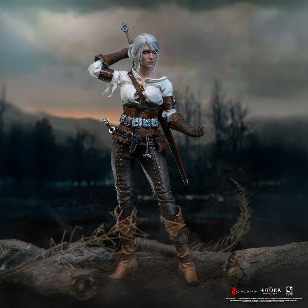 The Witcher 3 Ciri Figure シリ フィギュア The Witcher 3: Wild Hunt - Ciri 1/6 Scale Articulated Figure | Pow