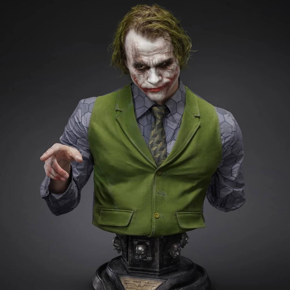 The Dark Knight Joker Life-Size Bust | Pow | Limited Edition