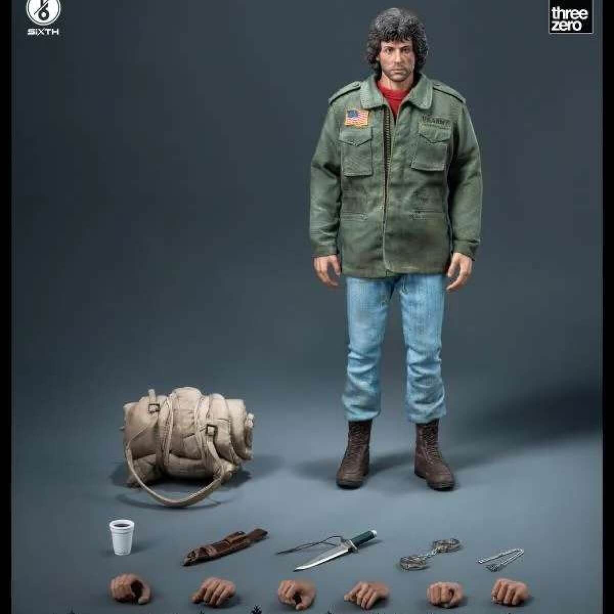 Rambo First Blood John Rambo Field Jacket 1/6 Figure | Pow