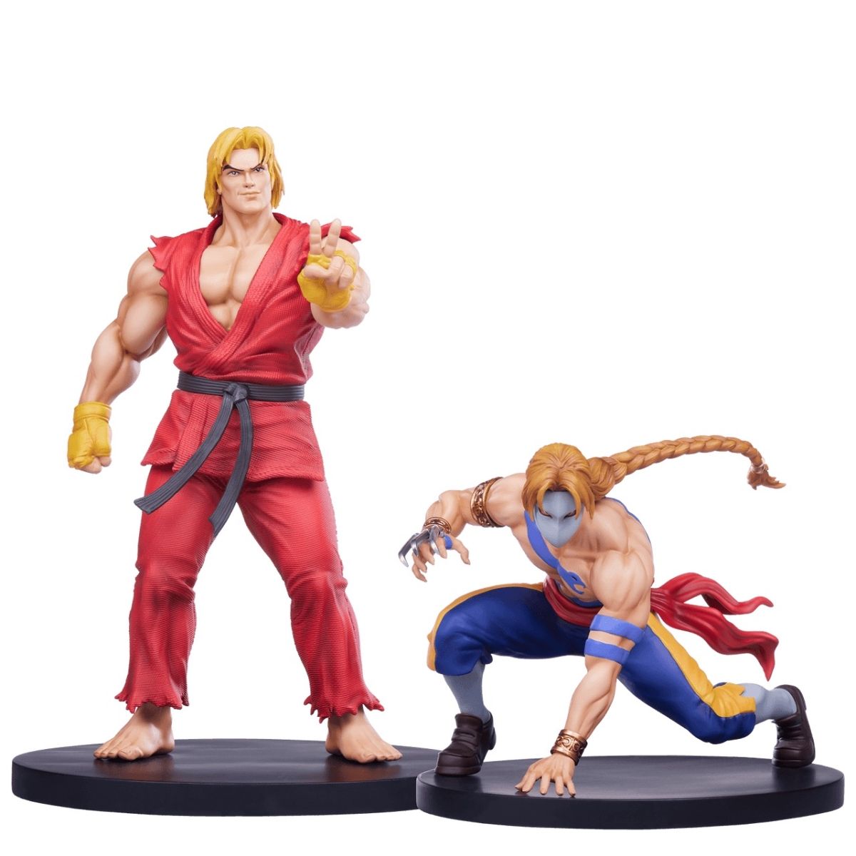 Street Fighter: Ken and Vega Street Jam Statue Set | Pow | Limited